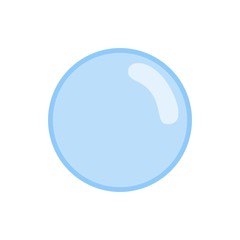 Bubble icon simple vector design
