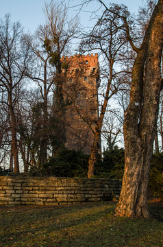 Piast Tower in the Castle Hill in Cieszyn, Poland