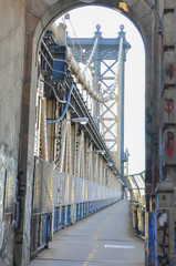 Manhattan Bridge in New York, United States
