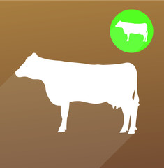 Cow silhouette