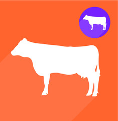 Cow silhouette