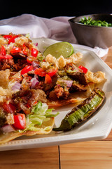 Mexican Sausage Tacos Campechanos