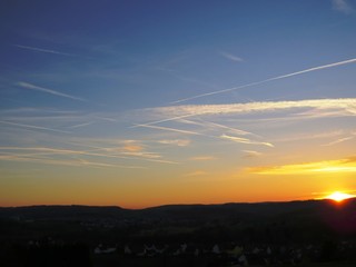 Obraz premium Sonnenuntergang