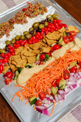 Greek Olive Hummus Platter