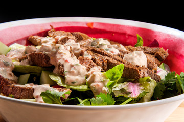 Mexican Steak Salad Bowl