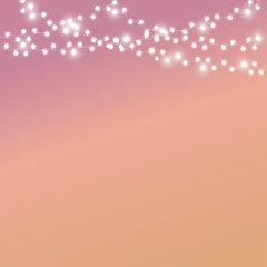 Christmas lights concept