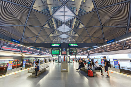 Singapore MRT Metro Expo Station