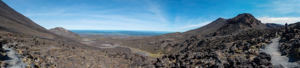 Hiking the Tongariro Alpine Crossing/Tongariro Northern Circuit, Tongariro National Park/New Zealand