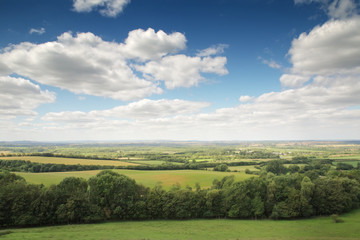 Fototapeta na wymiar Impressive views across the countryside