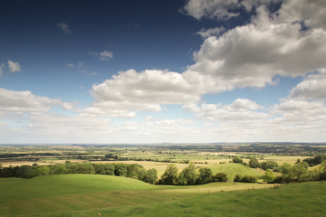 Fototapeta na wymiar Impressive views across the countryside
