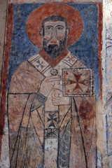 Icon in armenian church at Akdamar, Van Lake, Turkey
