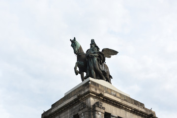 Kaiser-Wilhelm-Denkmal am Deutschen Eck, Koblenz, Deutschland