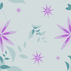 Fototapeta na wymiar Colorful floral print background pattern