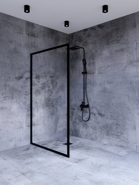 concrete bathroom design