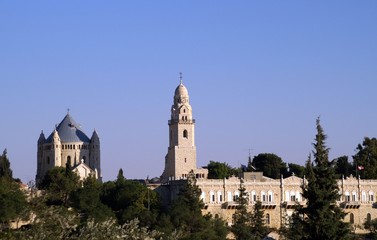 Fototapeta na wymiar Cathedral in Jerusalem