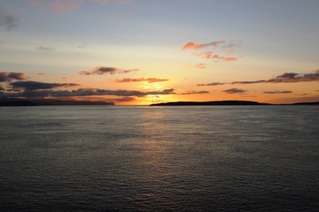 Sonnenuntergang Nordatlantik