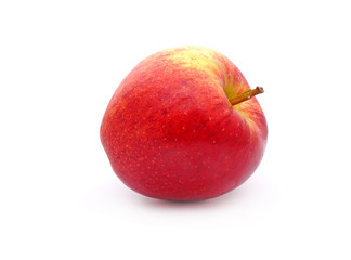 Organic Gala Apples isolated on white background