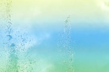 Diffuse water background of pastel colors