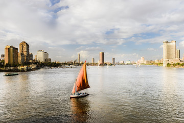Nile River in Cairo, Egypt