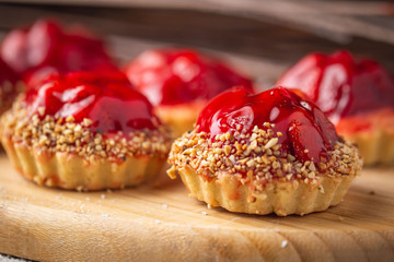 strawberry tartlet