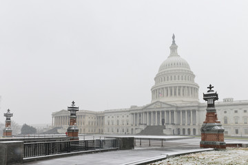 United States Capitol Building in a breeze - Washington D.C. United States of America