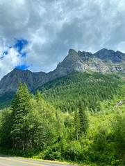 mountain landscape in the summer