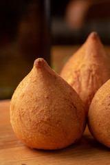 Crispy Brazilian Coxinha Shaped Like a Drumstick
