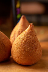 Crispy Brazilian Coxinha Shaped Like a Drumstick