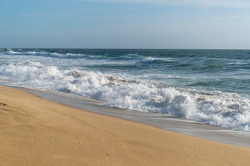 waves on the beach