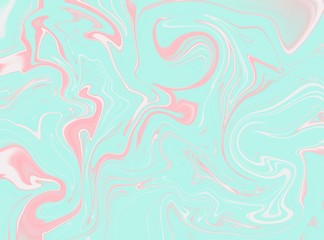 Fototapeta na wymiar blue pink psychedelic swirl trippy artwork abstract acrylic background