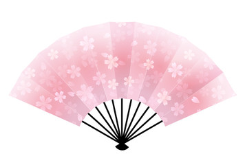 桜　扇子　年賀状　アイコン