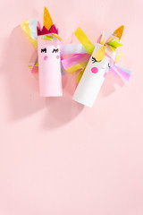 Toilet paper roll crafts unicorn