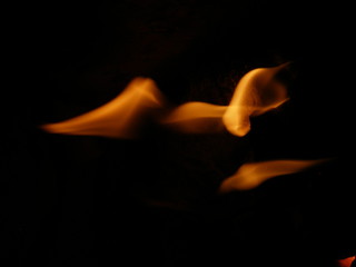 Flame Licks Contort to Make Dynamic Ribbons of Light