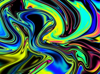 iridescent psychedelic swirl trippy artwork abstract acrylic background