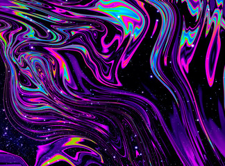 iridescent rainbow galaxy space psychedelic swirl trippy artwork abstract acrylic background