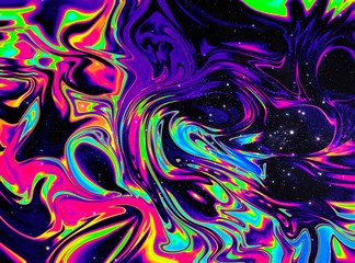 iridescent rainbow galaxy space psychedelic swirl trippy artwork abstract acrylic background