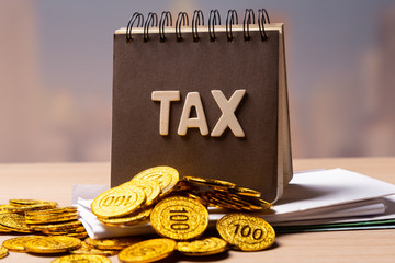 Tax Concept with copy space