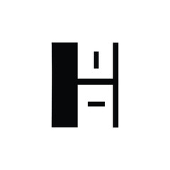 Initial Letter HA monogram Logo