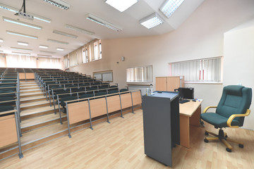 empty classroom