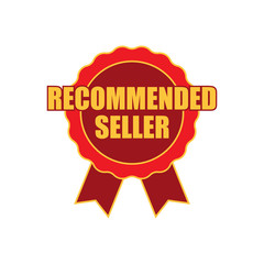 Recommended Seller Label With Ribbons
