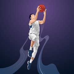 basketball slam dunk jump © akhid