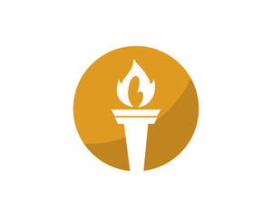 Torch inside the golden circle