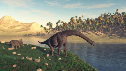 Dinosaurus in the valley © allvision