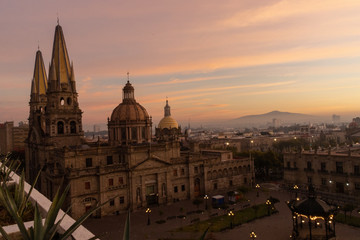 Fototapeta na wymiar Catedral de Guadalajara, Jalisco, México