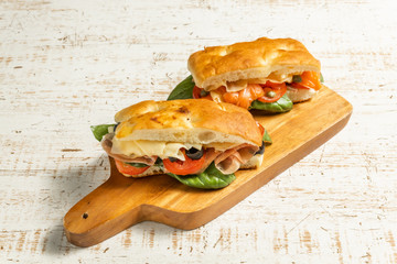 イタリアンサンドイッチSandwich with (Focaccia)
