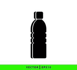 Bottle icon vector logo design template