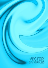 Vector background Vector illustration of abstract waves. Background design for poster, flyer, cover, brochure.