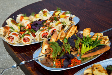 grilled chicken breast with vegetables