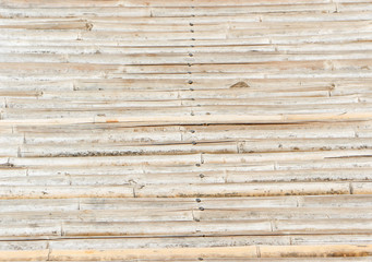 Old bamboo plank background full space