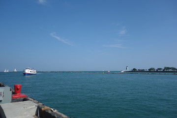 Fototapeta premium boats in the harbor